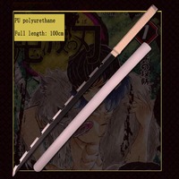 Cosplay Anime Tanjiro Demon Katana Blade Sword pour Halloween Version Courte Jouets en Bois pour Enfants Unisexe Sezhicai CN;ZHE