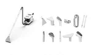 Nouveau nettoyeur de tapis portable à main pour un nettoyage en profondeur des tissus à haute température, pour canapé, maison, hôtel - Product Image 2