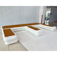 Drop stitch personnalisé gonflable PVC ponton bateau cale sèche pontons flottants jett plate-forme d'amarrage pour bateau