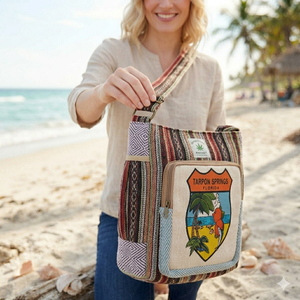 Bolso de Hombro Decorativo Bordado con Motivo de Escudo y Paneles Estampados para Mujer, Ideal para Compras, Viajes y Uso Diario - Product Image 4