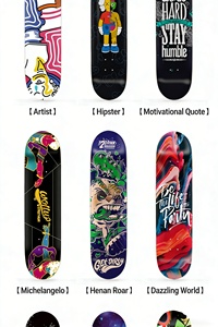 Skateboard Profissional Ruidongle 2026 em Madeira de Bordo de 5 Camadas com Rodas de Rolamento, Brinquedo Criativo para Presente - Product Image 4