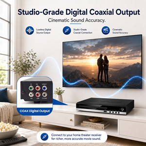 Reproductor de <span class=keywords><strong>CD</strong></span>/HD Mini 1080P al por Mayor de Fábrica con Puerto de Micrófono <span class=keywords><strong>USB</strong></span> para Televisores y Proyectores, Compatible con OEM/ODM - Product Image 2