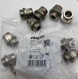Conector de Empuje Original FESTOs NPQR-T-G18-Q6 8085692, Rosca Macho G1/8, Tubo de 6 mm de Diámetro Exterior, Acero Inoxidable, Tipo T - Product Image 3