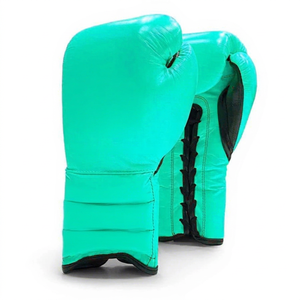 Guantes de Boxeo Cleto Reys de Cuero Vacuno de Alta Calidad, Transpirables y que Absorben la Humedad, con Cierre y Colores/Diseños Personalizables - Product Image 1