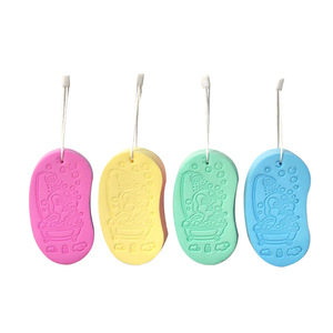 Esponja de baño para bebé, espuma Pva, patrón de conejo de dibujos animados, suministros de baño para niños - Product Image 2