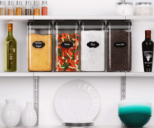 4PC Đặt Nhà Bếp & Phòng Đựng Thức Ăn Được Niêm Phong Tốt Hộp Đựng Thực Phẩm Cực Lớn Có Nắp Đậy Cho Mì Ống, Bột Mì, Ngũ Cốc - Product Image 3