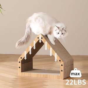 Rascador de madera para gatos, rascador vertical para gatos de cartón grande, rascador para gatos, rascador para gatos, rascador para casa de gatos - Product Image 4