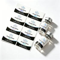 Étiquette de poudre lyophilisée inviolable, impression pharmaceutique de précision, résistante aux basses températures, étiquette personnalisée pour chaîne du froid
