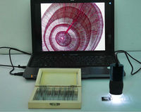 2.0MP CMOS Professional Imaging Sensor Digital USB Microscope 8 LED 40X-600X Zoom Double Helix Rail Focusing Picture Video