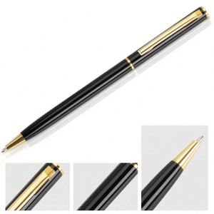 Bolígrafo de Metal Delgado con Logotipo Personalizado, Diseño Novedoso y Elegante de 1.0 mm, Regalo Promocional para Empresas, Oficinas, Hoteles y Publicidad - Product Image 4