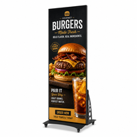 Layar Poster LED Lantai Bercahaya Tinggi 640x1920mm P2 P3 P4 Tampilan Interaktif AI Dalam Ruangan Papan Metro Bandara