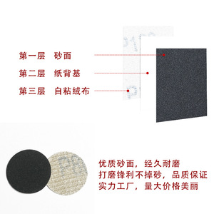 Disque de ponçage 25 mm, grain 60-7000, carbure de silicium, avec support adhésif, pour outils Dremel - Product Image 3