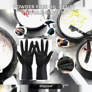 Guantes de Nitrilo Desechables Sin Polvo, Antideslizantes y Resistentes al Aceite para Pantallas Táctiles, Tinte de Cabello, Tatuajes, Manicura, Arte de Uñas y Belleza - Product Image 2