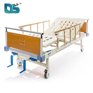 <span class=keywords><strong>Lit</strong></span> médical d'hôpital et de soins intensifs à <span class=keywords><strong>deux</strong></span> fonctions, manuel et réglable, avec 2 manivelles, en alliage d'aluminium et tête de <span class=keywords><strong>lit</strong></span> en bois, <span class=keywords><strong>pour</strong></span> patient - Product Image 5