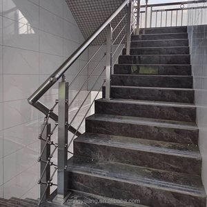 Thiết kế hiện đại trong nhà/ngoài trời thép không gỉ 304 cầu thang tay vịn ban công guardrails DIY kim loại tay vịn lan can cột - Product Image 2