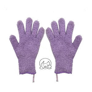 Gants en microfibre doux à vendre, réutilisables, pour le démaquillage du <span class=keywords><strong>visage</strong></span>, gants nettoyants pour le démaquillage - Product Image 2