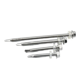 Factory Wholesale M4.2 M4.8 M5.2 M5.5 M6.3 410 Stainless Steel Hexagon Flange Face Self-tapping Screw - Product Image 2