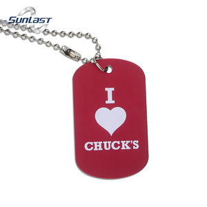 Diseño personalizado nombre al por mayor grabado láser <span class=keywords><strong>de</strong></span> acero inoxidable colgante Cadenas y colgantes collar <span class=keywords><strong>de</strong></span> Etiqueta <span class=keywords><strong>de</strong></span> perro para hombre - Product Image 4