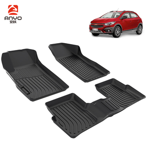 Juego Completo de Tapetes Impermeables 3D de TPE para Todo Clima para Chevrolet <span class=keywords><strong>Onix</strong></span> / Prisma 2012-2019 - Product Image 2