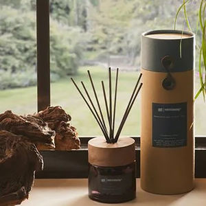 Mescente Big Custom Jarrón <span class=keywords><strong>de</strong></span> madera <span class=keywords><strong>de</strong></span> bambú Difusor <span class=keywords><strong>de</strong></span> caña <span class=keywords><strong>de</strong></span> aceite esencial <span class=keywords><strong>con</strong></span> varillas <span class=keywords><strong>de</strong></span> caña - Product Image 3