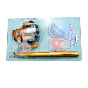 1M Portable Mini <strong>Pen</strong> Pocket Gift <strong>Fishing</strong> <strong>Rod</strong> Spinning Wheel <strong>Pen</strong> <strong>Rod</strong> Set With Free <strong>Fishing</strong> Line - Product Image 1