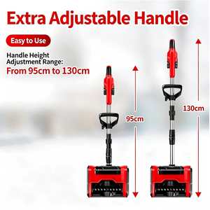 Machine à déneiger sans fil 21V à batterie, pliable, pour jardin et serre, avec moteur puissant et double lame - Product Image 3