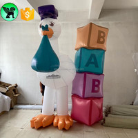 Pigeon gonflable géant de 10 pieds, publicité personnalisée en vente, a6301