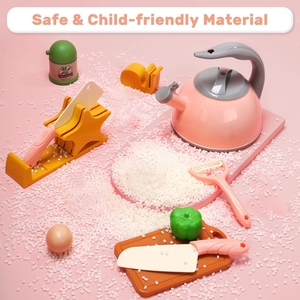 Juego de Juguetes de Cocina para Niños, Ollas y Sartenes, Cocina de Inducción Electrónica, Utensilios de Cocina, Juego de Cocina para Niños - Product Image 4