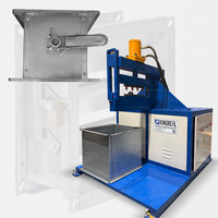 Solución KINGREAL: Máquina remachadora de compuertas HVAC de alta velocidad, prensa remachadora robótica neumática para conductos de aire HVAC