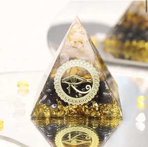 PuJiang ขายส่ง Orgonite พีระมิด-กุหลาบคริสตัลและอเมทิสต์ Orgone พีระมิดจิตวิญญาณเรกิ - Product Image 2