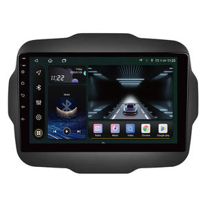 BAIDAYU Radio de Coche con Pantalla Táctil IPS de 9 Pulgadas, GPS Integrado, Cámara de Reversa, Android 13, 1 Año de Garantía, USB para <span class=keywords><strong>Jeep</strong></span> <span class=keywords><strong>Renegade</strong></span> 2016 - Product Image 1