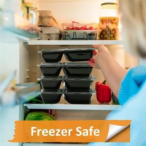 Hot Bán Lò vi sóng Takeaway nhựa để đi hộp đựng thức ăn có nắp đậy 1 2 3 4 5 ngăn dùng một lần bữa ăn chuẩn bị Togo Hộp Ăn Trưa - Product Image 4