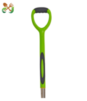 Bêche de jardin de haute qualité pour creuser, avec poignée ergonomique en acier inoxydable, manche tubulaire ERGO, pointe ronde, bêches métalliques pour le jardinage