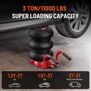 High Quality 3-Bag Portable Steel <strong>Car</strong> <strong>Jack</strong> 3 Ton Air <strong>Jack</strong> with Quick Lifting Tool <strong>Pneumatic</strong> <strong>Jack</strong> From Factory - Product Image 5