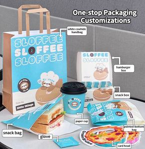 <b>Disposable</b> Eco-Friendly Biodegradable Double Wall Cardboard Paper <b>Cups</b> Custom Printed for Coffee Ice Cream <b>Dessert</b> Food Grade - Product Image 3