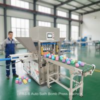 Machine de moulage multi-presse servo-hydraulique à roulement pour la production en série à faible coût de bombes de bain et de diffuseurs de vapeur entièrement automatiques, à vendre