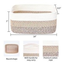 Cesto Organizador Grande de Tecido Estilo Nórdico Moderno para Armazenamento e Decoração em Feltro para Organização Profissional de Armários Domésticos