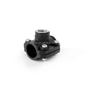 PN16 50mm-110mm Irrigation Accessories <strong>Clamp</strong> Saddle PE Saddles <strong>Clamps</strong> - Product Image 5