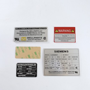 Nikel, baja tahan karat, aluminium, dll. yang dibentuk secara elektroformasi. Pelat Tahan Korosi Pelat Nama Elektroplating Sablon Stamping - Product Image 6