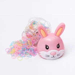 Colorido desechable goma tendón lazos para el cabello estilo coreano lindo diseño cuerda para el cabello para mujeres niños Internet celebrante tocado - Product Image 4