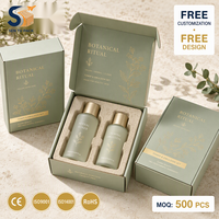 Boîte cosmétique personnalisée avec plateau, boîte d'expédition en carton ondulé, emballage couleur, prix de gros, directement de l'usine, OEM