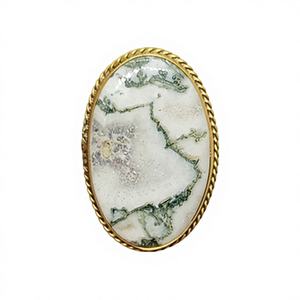 Colgante de ágata natural al por mayor con bisel ranurado para collar, dijes de howlite - Product Image 1