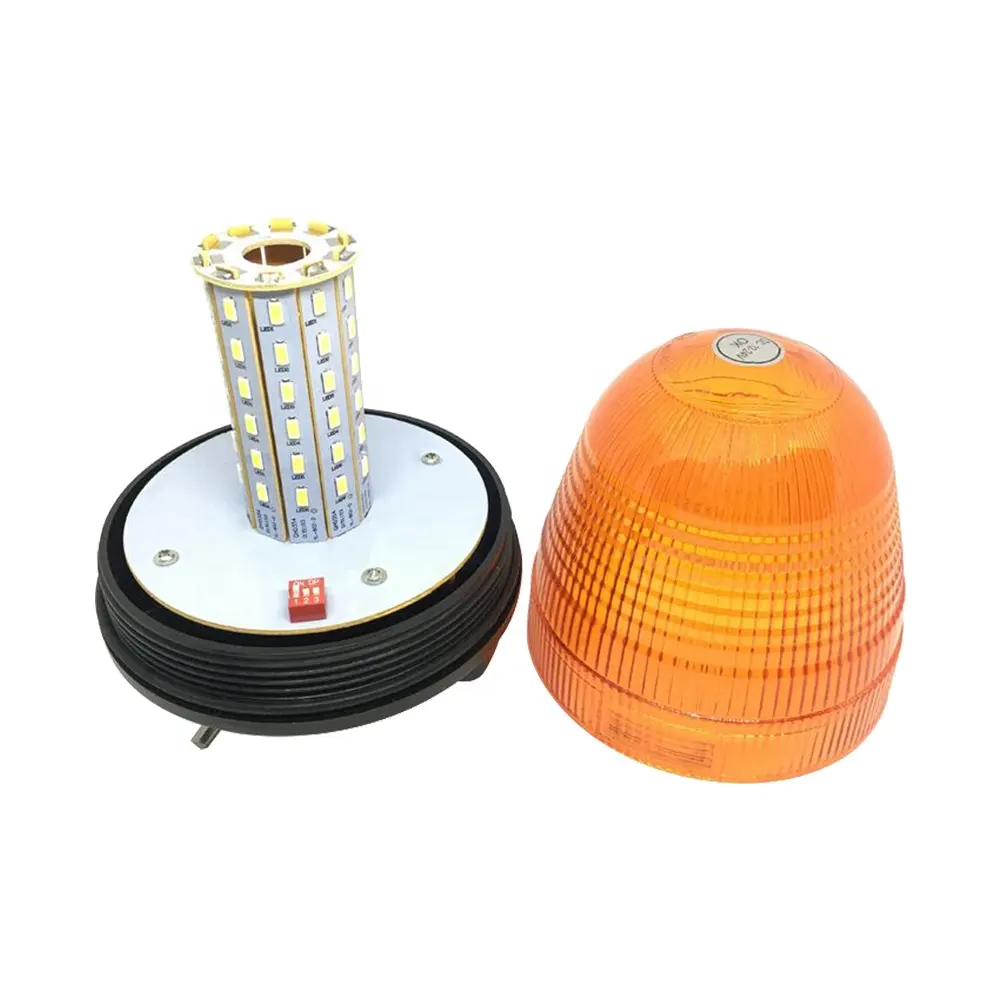 12v 24v LED Revolving Beacon Warning Light Tractor Warning Beacon