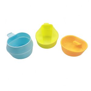 Muestra gratuita de taza plegable portátil de TPE para exteriores con certificación LFGB - Product Image 1