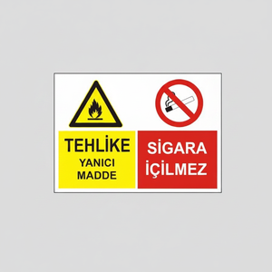 Señal de Material Inflamable Peligroso para Equipos y Accesorios de Extinción de Incendios - Product Image 2