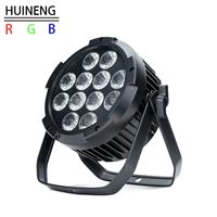 Projecteur PAR LED étanche IP65 de haute qualité, 12 LED 6-en-1, ultra-lumineux, à piles, pour discothèques, événements, spectacles et fêtes de mariage