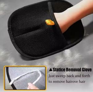 新しいデザイン双方向ブラシ犬猫ペットグルーミング除去毛皮毛手袋 - Product Image 3