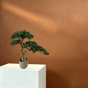 Árboles de Pino Bonsái Artificiales de Plástico con Macetas, Pequeñas Plantas de Pino Artificiales en Maceta para Decoración de Porche, Hogar, Oficina, Patio - Product Image 4
