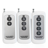 Control Remoto de 433MHz para Persianas Enrollables Eléctricas, Sistema de Alarma para Puertas Correderas, Interruptor de Luz Inalámbrico para Hogar Inteligente, Controlador de Motor
