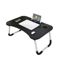 Bureau d'ordinateur portable réglable Portable plateau de lit Table multifonctionnelle Table d'ordinateur pliante
